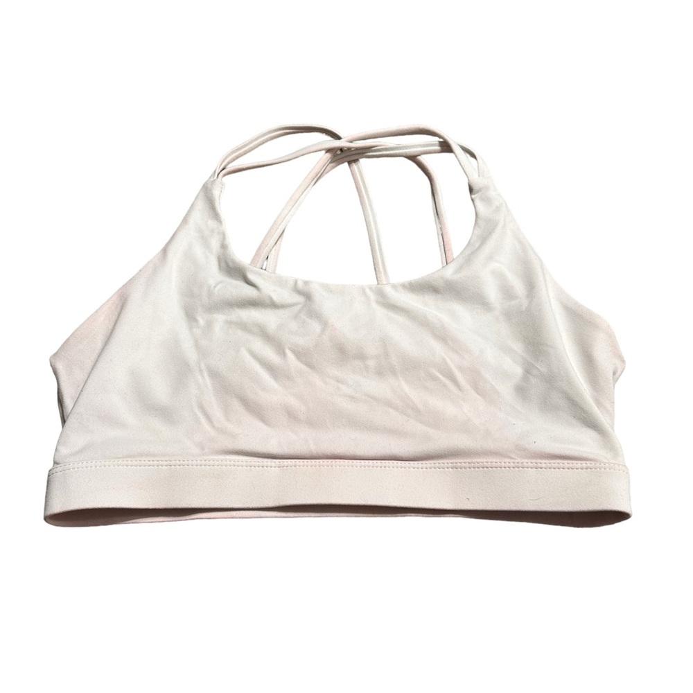Pink and White Women’s Sports Bra size Medium